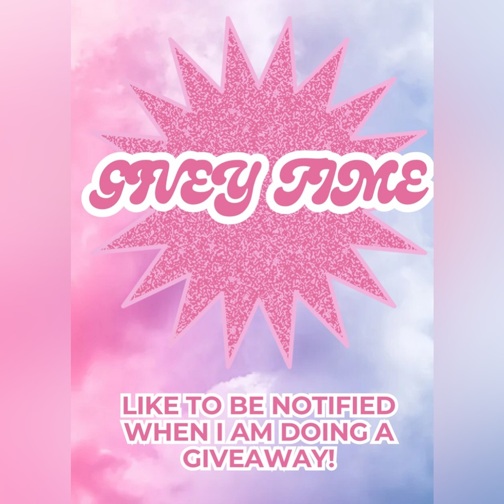 GIVEY TIME!! Like To Be Notified When I Am Doing A Giveaway!!